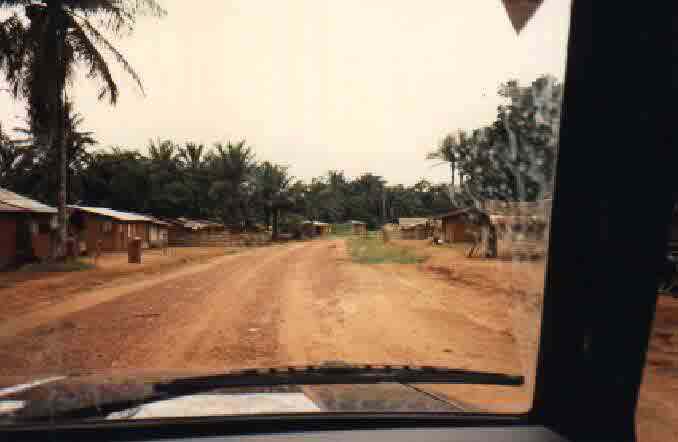 Village en bord de piste