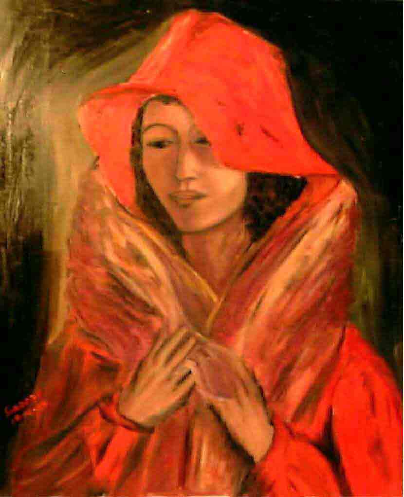 Femme en rouge
